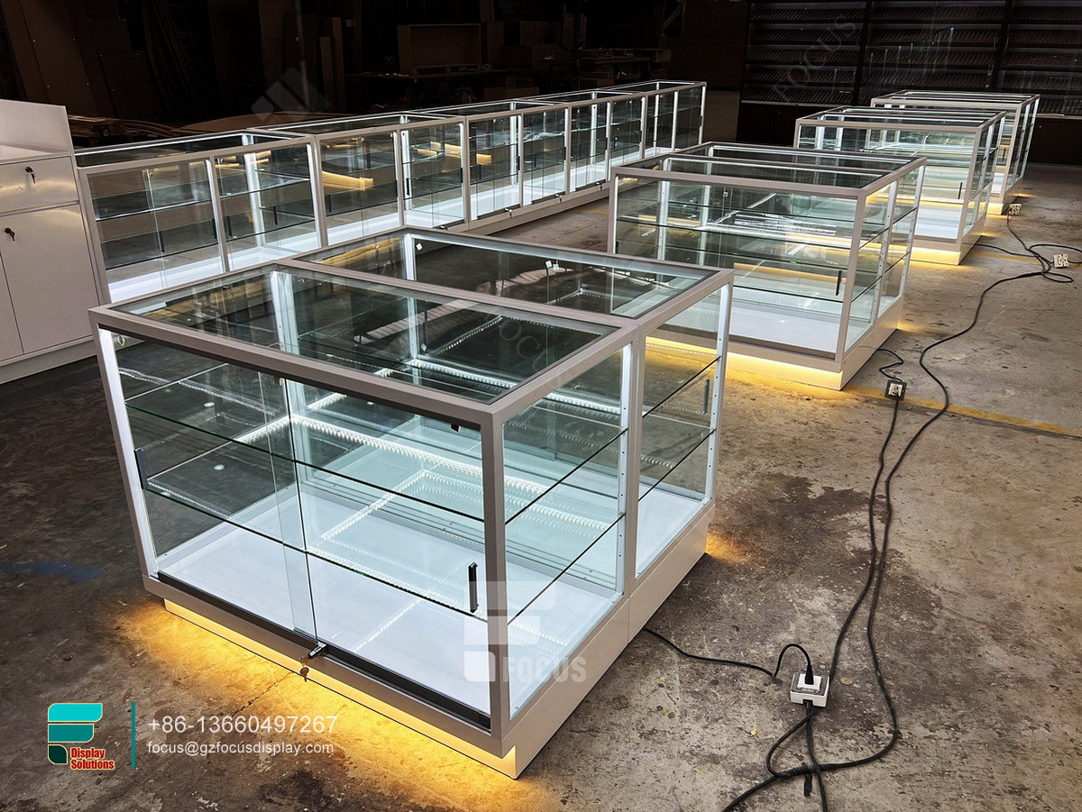 cigarette rack display case smoke shop custom showcase