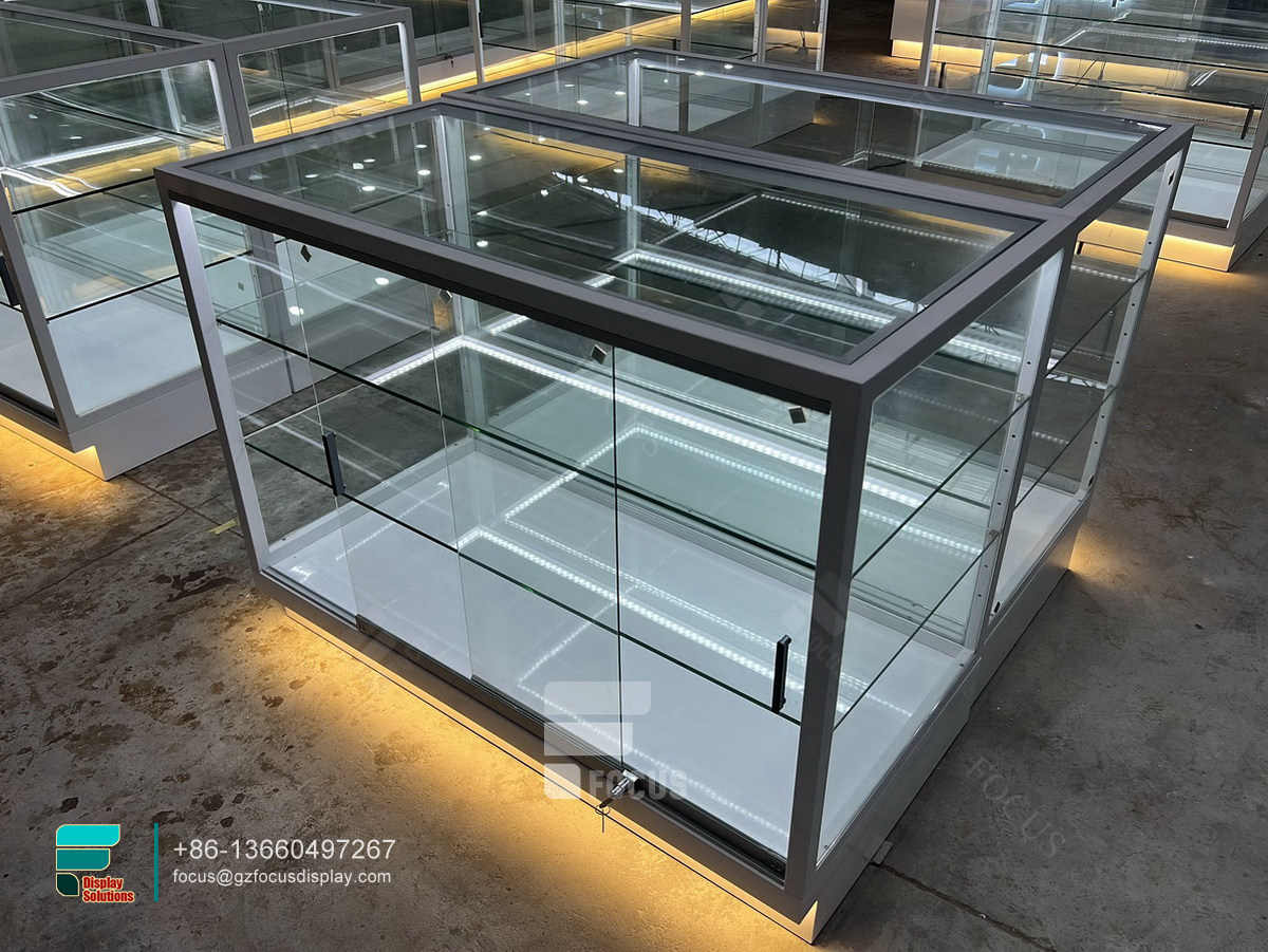 cigarette rack display case smoke shop custom showcase