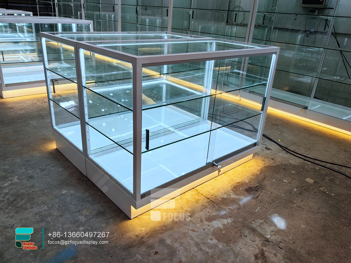 cigarette rack display case smoke shop custom showcase