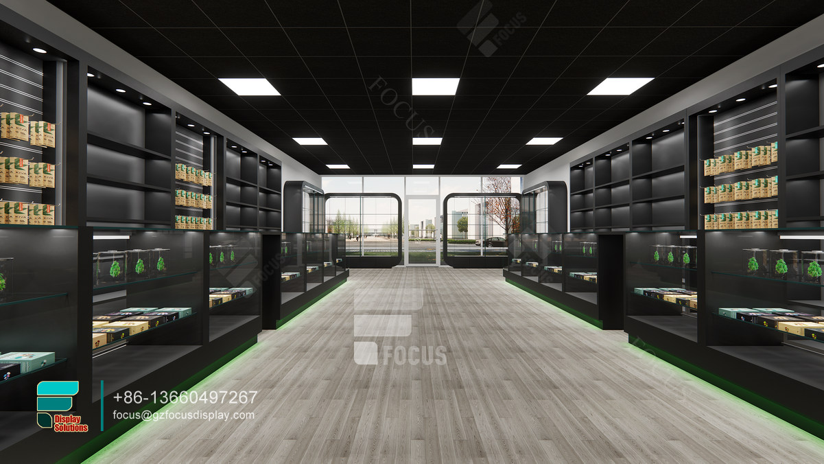 cigarette retail display transparent glass led display