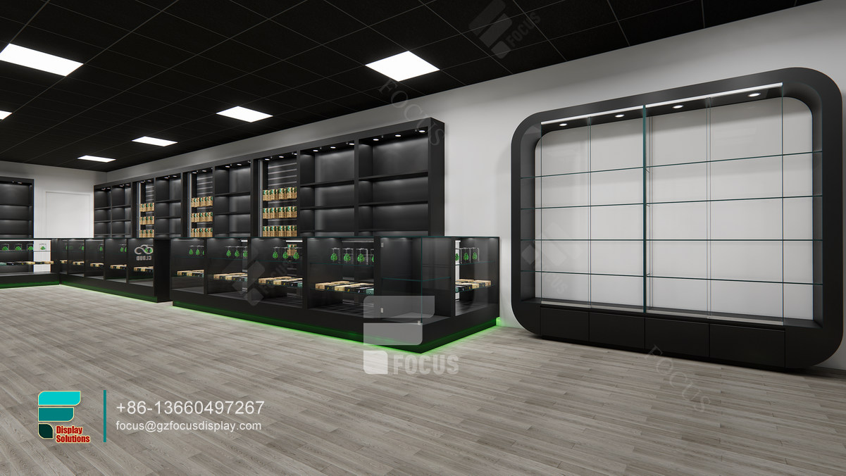 cigarette retail display transparent glass led display