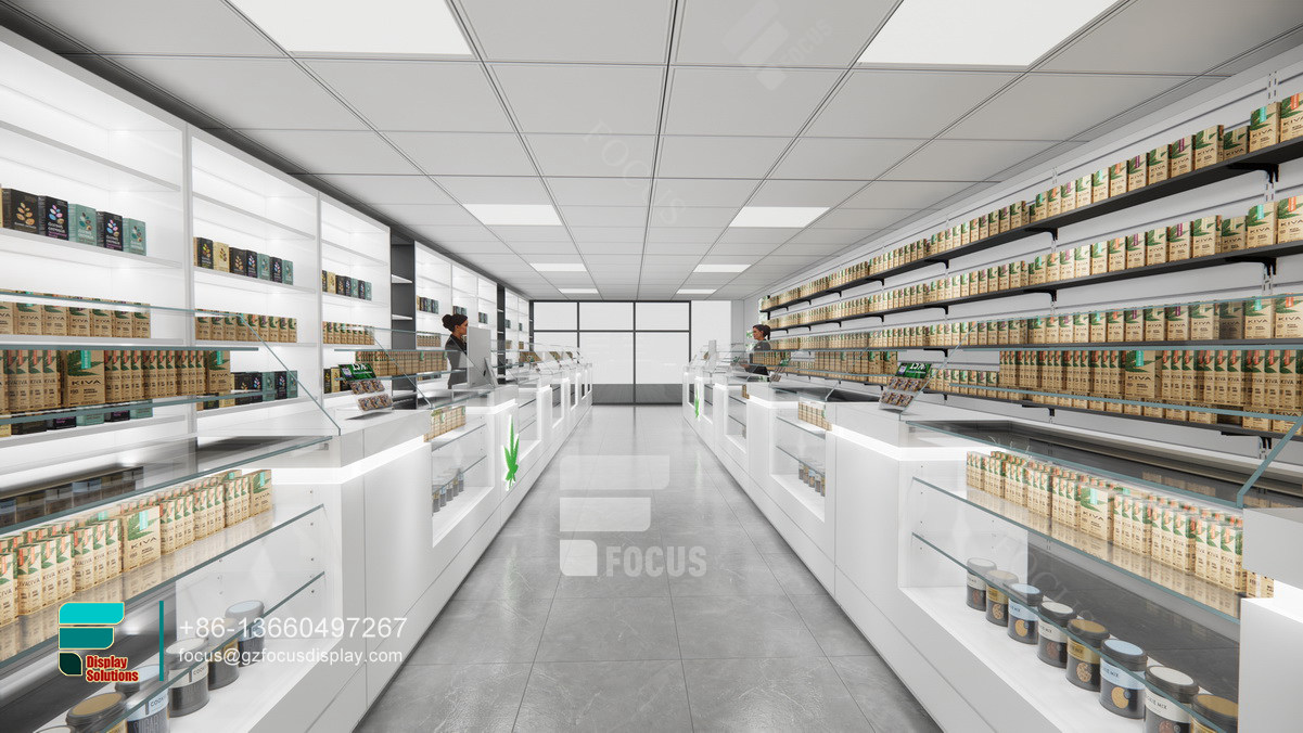 custom cigarettes display glass store counters for sale