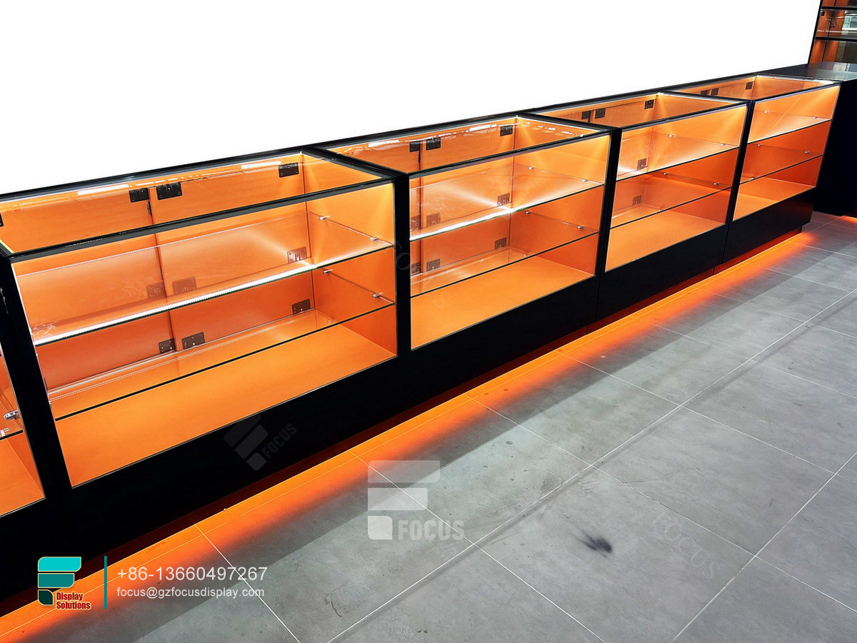 retail cigarette display showcase display modern store counter