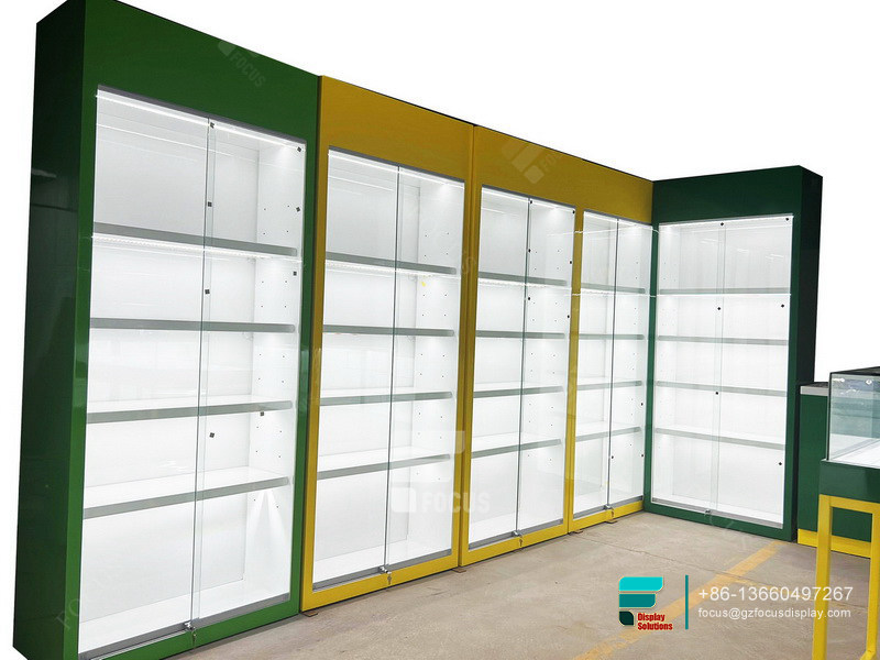 Vape Shop Display Showcase Display Shelf For Smoke Shop