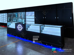 Convenience Store Cigarette Display Stand Glass Showcase