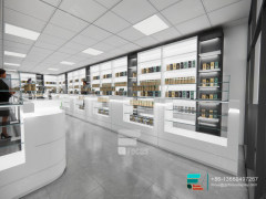 Custom Cigarettes Display Glass Store Counters For Sale