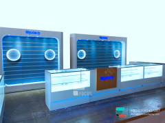 Cigarettes Shelf Glass Showcase Retail Shop Display Racks
