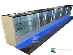 Dispensary Fixtures Display Glass Counter Tobacco Cabinet