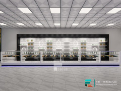 Cannabis Dispensary Displays Luxury Tall Glass Cabinet