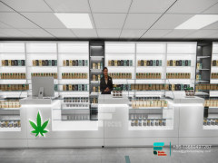 Custom Cigarettes Display Glass Store Counters For Sale