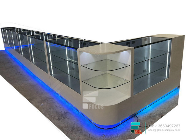 Dispensary Fixtures Display Glass Counter Tobacco Cabinet