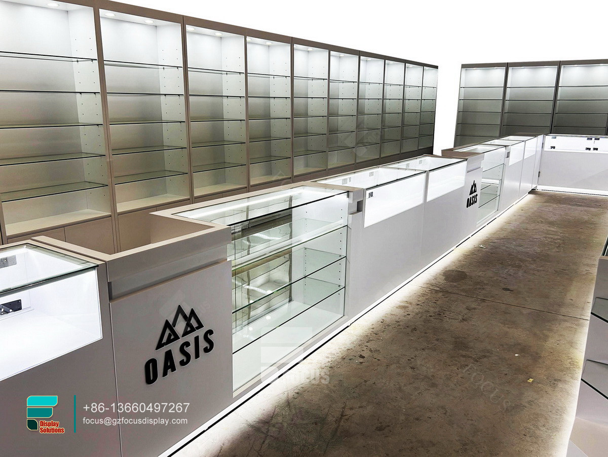 cigarette display case manufacturer retail stand glass