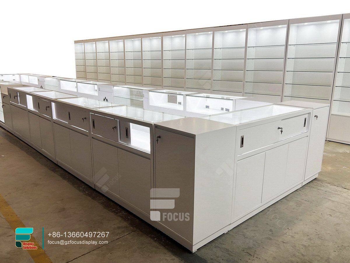 cigarette display case manufacturer retail stand glass