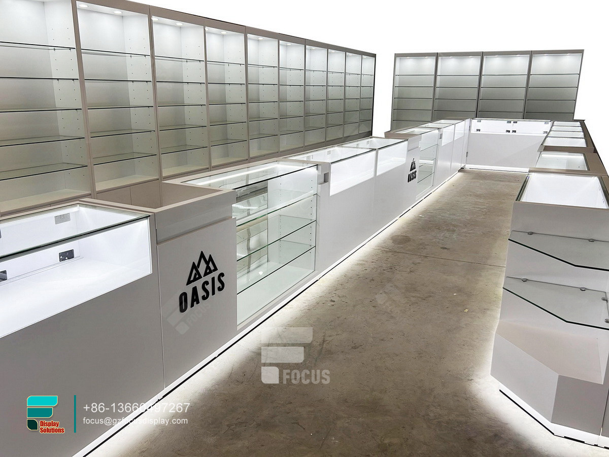 cigarette display case manufacturer retail stand glass