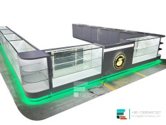 Cigarette Display Cases Glass Display LED Store Cabinets