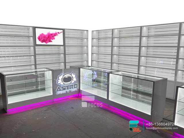 Smoke Shop Cabinets Cigarette Display Rack Tobacco Stand