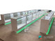 Cigarette Showcase Smoke Shop Cabinets LED Display