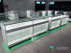 Custom Tobacco Fixtures Glass Cabinet Showcase For Sale