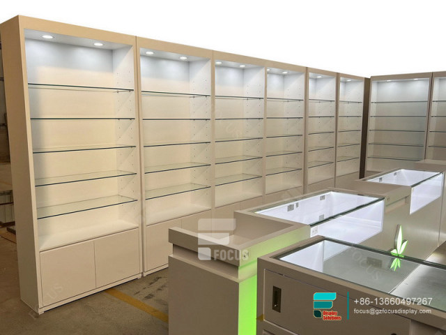 Dispensary Store Fixtures Showcase Display Tobacco Fixtures