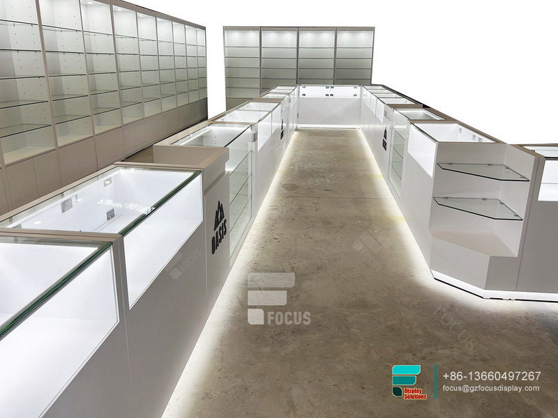 Cigarette Display Case Manufacturer Retail Stand Glass