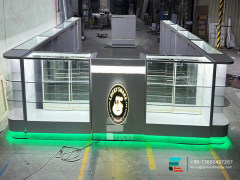 Cigarette Display Cases Glass Display LED Store Cabinets