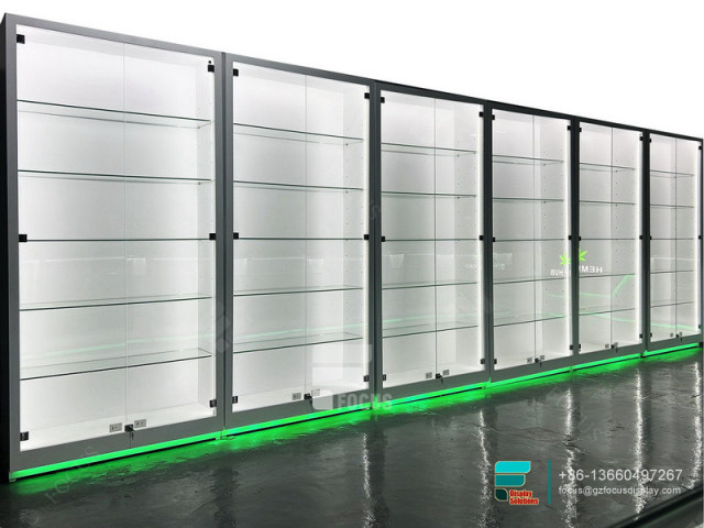 Dispensary Showcases Display Show Glass Tobacco Stand