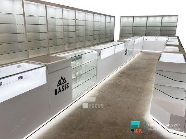 Cigarette Display Case Manufacturer Retail Stand Glass
