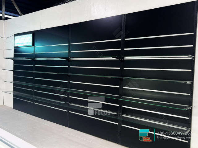 Custom Tobacco Fixtures Glass Cabinet Showcase For Sale