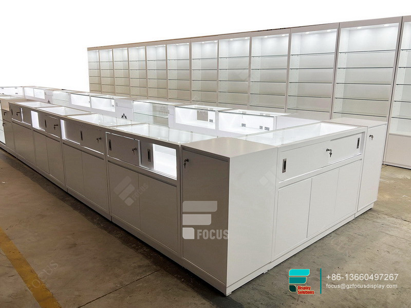Cigarette Display Case Manufacturer Retail Stand Glass