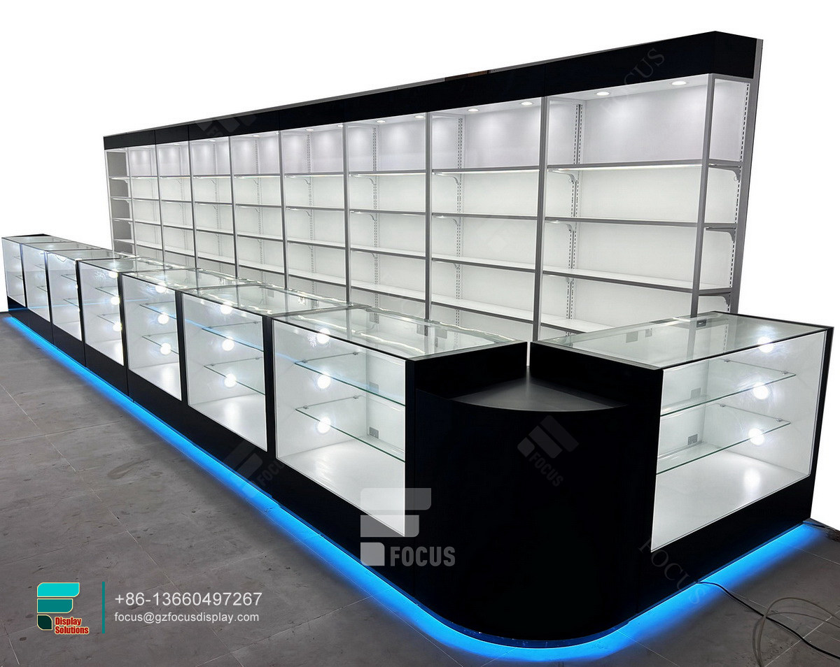 cigarettes shelves tobacco display stand led display stand