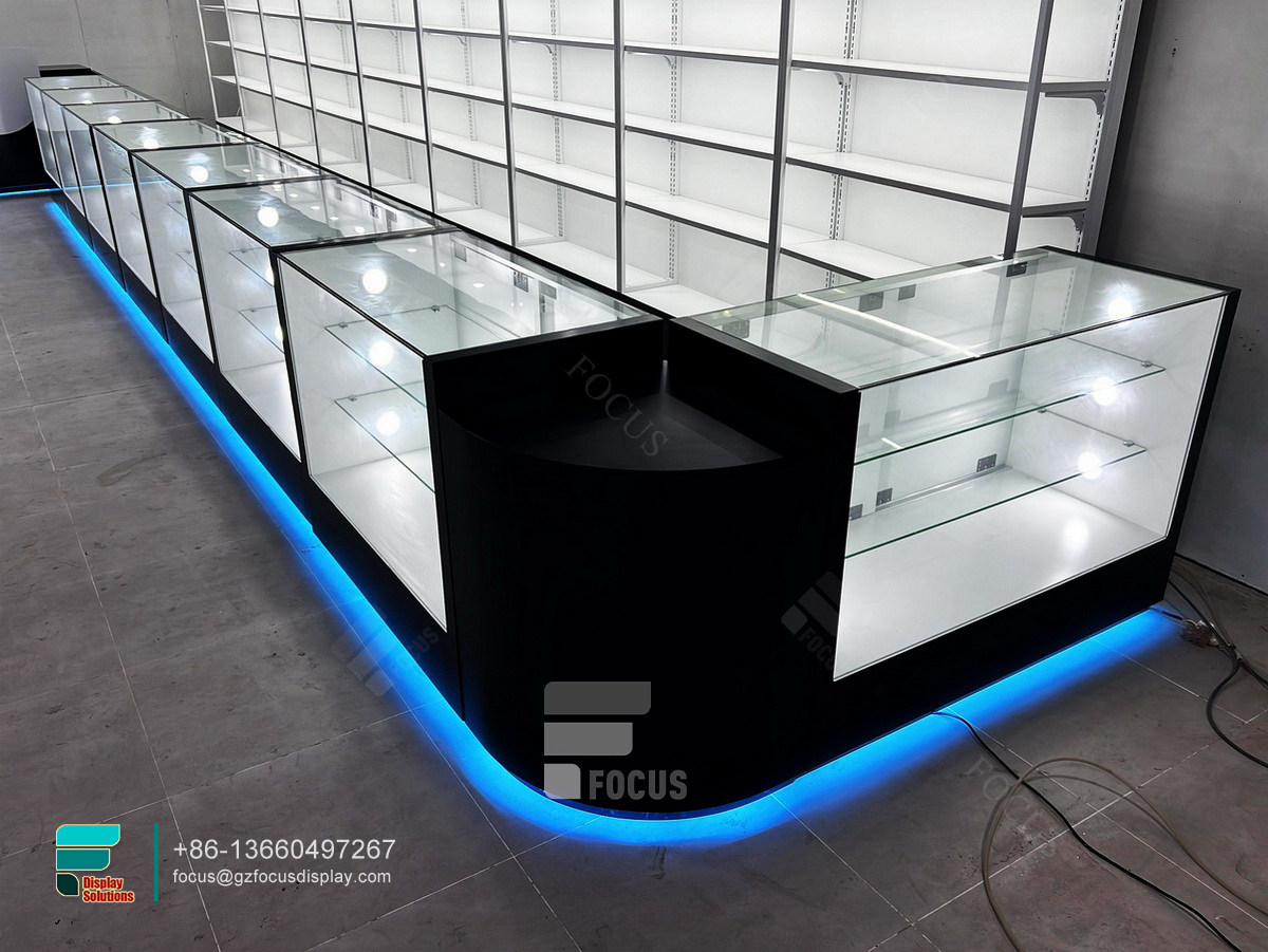 cigarettes shelves tobacco display stand led display stand