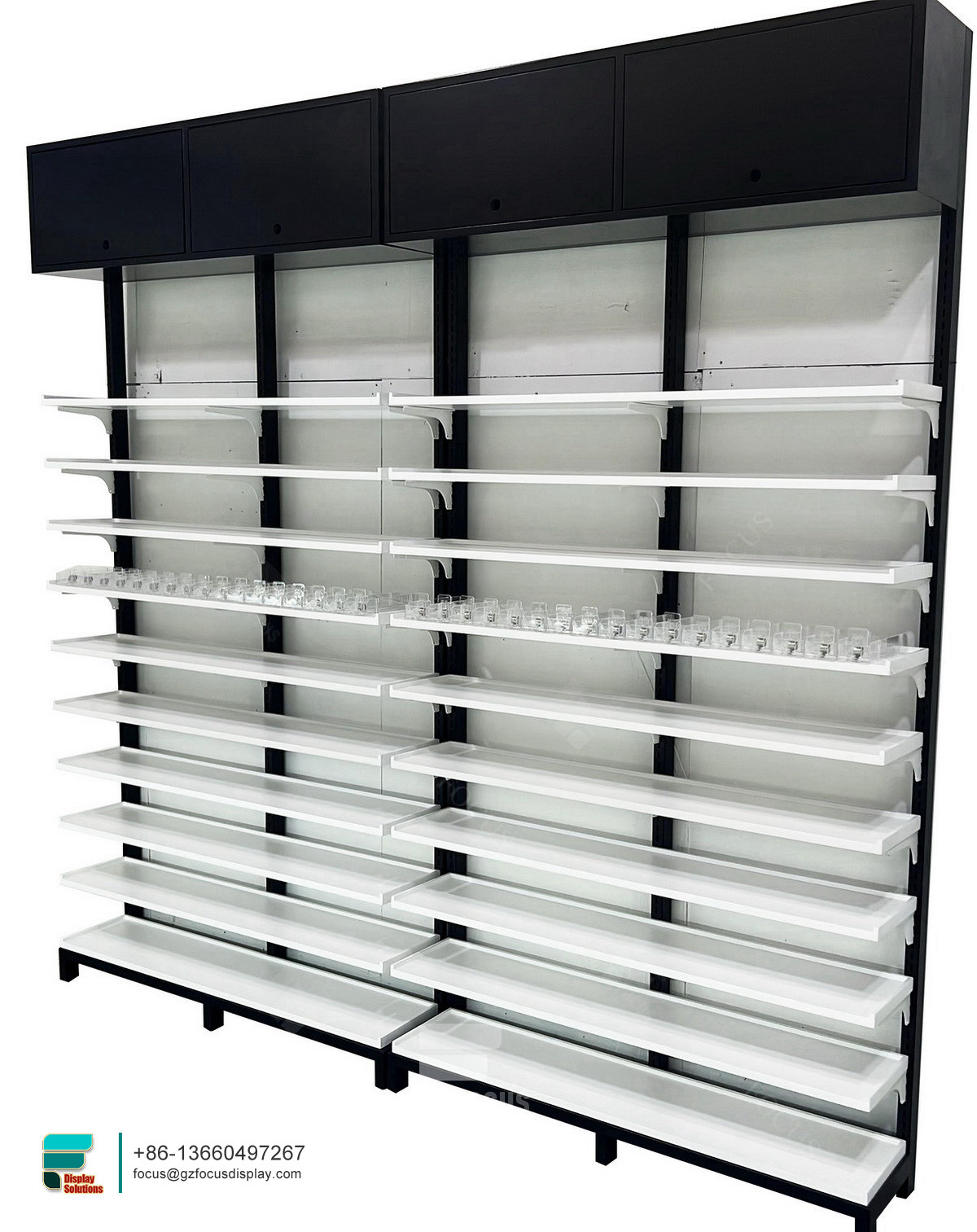 smoke shop custom retail store display dispensary shelves