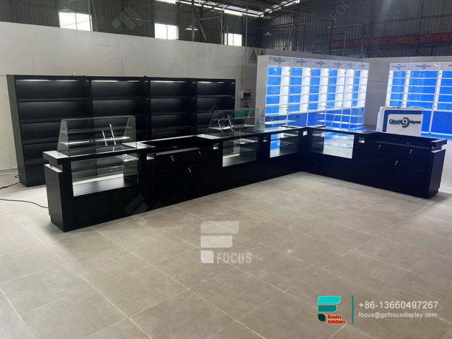 Custom Glass Displays Smoke Shop Retail Display Counters