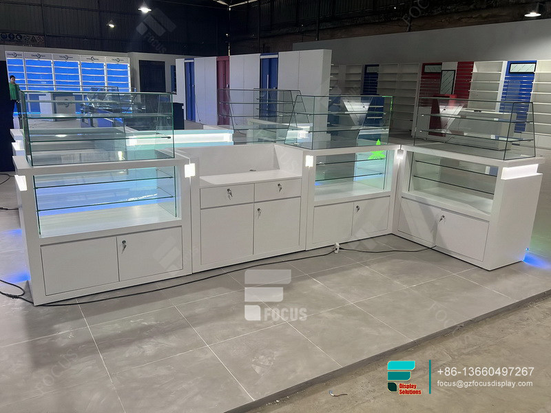 Smoke Shop Case Cigarette Counter Tobacco Fixtures