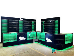 Show Cases Display Stand Cigar Room Furniture For Smoke Shops