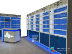 Show Case Smoke Shop Retail Display Stand Glass Retail Counter
