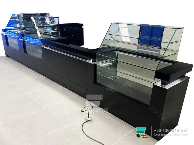 Custom Glass Displays Smoke Shop Retail Display Counters