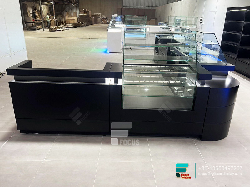 Custom Glass Displays Smoke Shop Retail Display Counters