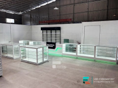 Cigarette Display Smoke Shop Glass Cabinet Display Case