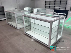 Cigarette Display Smoke Shop Glass Cabinet Display Case