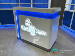 Show Case Smoke Shop Retail Display Stand Glass Retail Counter