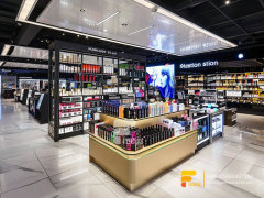 Custom Perfume Display Cosmetic Store Furniture Wig Stand