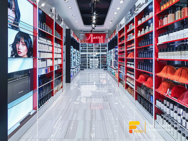 Cosmetic Shelf Design Perfume Display Rack Hair Stands