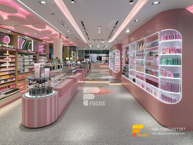 Design Perfume Store Cosmetic Display Manufacturers Stand Wig
