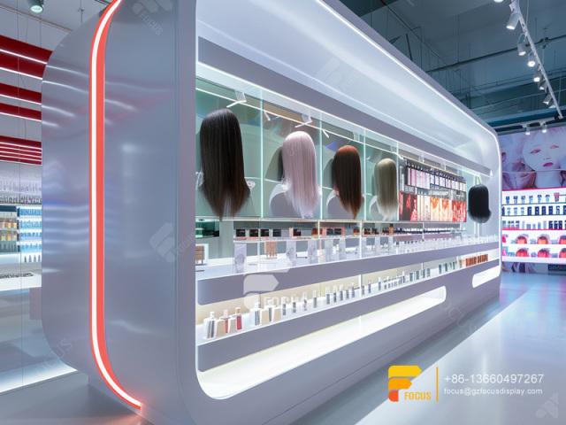 Perfume Display Design Cosmetic Furniture Hair Racks