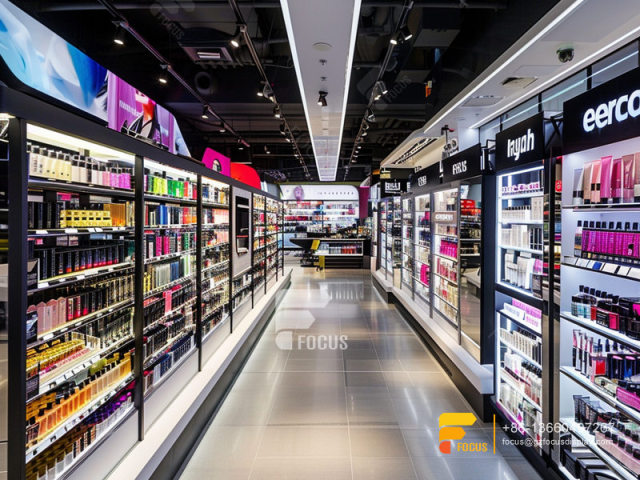 Perfume Display Stand Cosmetic Fixtures Designs Hair Store