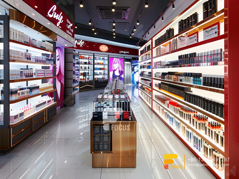 Perfume Shop Display Cosmetic Furniture Design Hair Racks