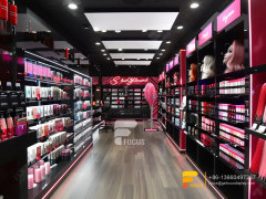 Cosmetic Wall Rack Perfume Booth Design Hair Furniture Supplies