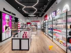 Perfume Stands Cosmetic Shop Interior Design Wigs Retail Stores
