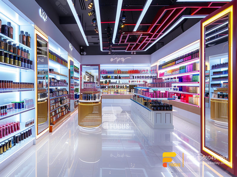 Perfume Display Shelf Cosmetic Retail Shop Hair Racks